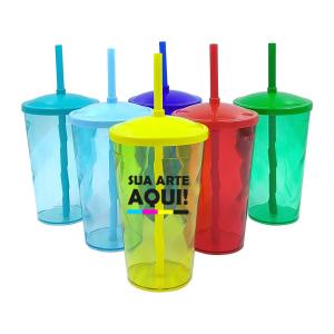 Copo Twister Transparente Personalizado      